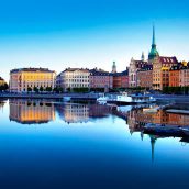 Direction Stockholm en Suède