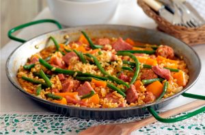 gammon-and-sausage-paella