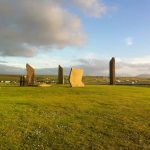 Standing stones stenness orkney islands