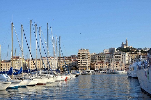 Vieux port en France