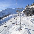 Samoëns, domaine skiable ne Haute Savoie, France