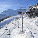 Samoëns, domaine skiable ne Haute Savoie, France