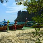 Bord de plage en Thaïlande
