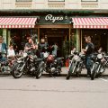 Moto Vintage à Oslo, Norvège